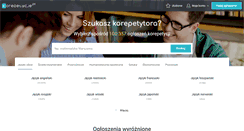 Desktop Screenshot of korepetycje24.com